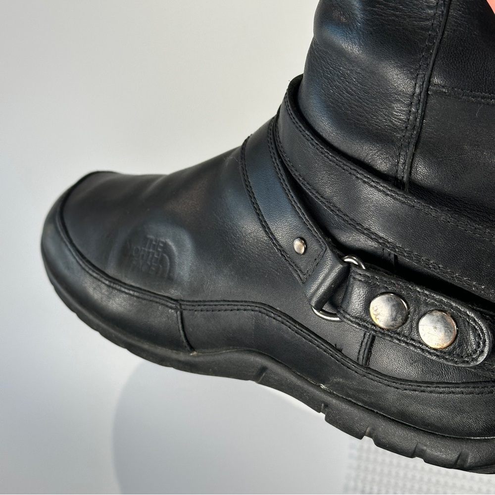The North Face gorpcore tall leather utility boots women 8 - Picture 7 of 11